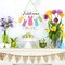 Easter Wooden Door Sign – Welcome Peeps Bunny Wreath for Front Door, Wall, Porch, and Spring Farmhouse Decor